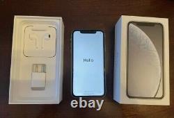 Apple iPhone XR 128GB White (Unlocked) Mint Condition Original Box