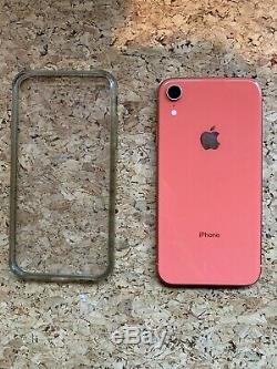 Apple iPhone XR 64GB Coral excellent condition with all original packaging