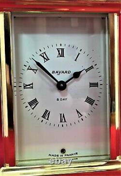 Bayard French 8 Day timepiece Carriage Clock in excellent condition and working