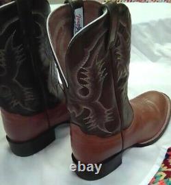 Beautiful Excellent vintage Size 10D Tony Lama boots all original condition USA
