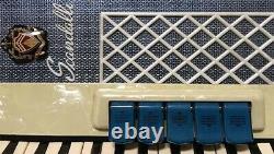 Blue Scandalli Dry Tuning Accordion, Excellent Condition