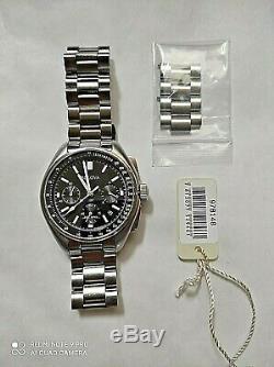 Bulova Lunar Pilot Moonwatch Stainless Steel-Excellent Condition-Free UK Del