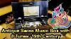 Cm D 572 Antique Swiss Music Box With 8 Tunes Excellent Condition 19th Century