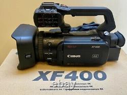 Canon XF400 4KUHD Camcorder in excellent condition, with extras. In original box