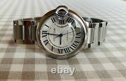 Cartier Ballon Bleu Silver Unisex Adult Watch Original excellent condition
