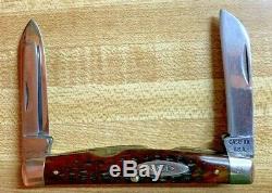 Case XX USA 1964-1969 Big Congress Knife 6488 Red Bone Excellent Condition