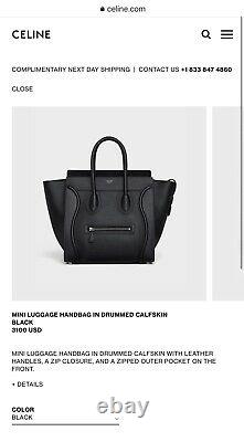 Cèline Paris Designer Handbag In Excellent Condition Originally $3,100
