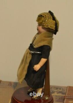 Charming Antique German Bisque Head Doll All Original, Excellent Condition
