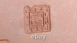 Chinese Archaic Calligraphy Yixing Zisha Teapot Excellent Condition. No Chips