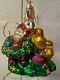 Christopher Radko Easter Ornament Bunny With Two Chicks Excellent Condition