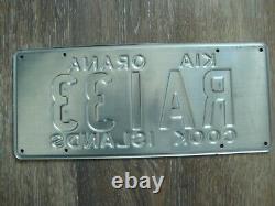 Cook Islands Kia Orana license plate in Excellent original condition RA 133