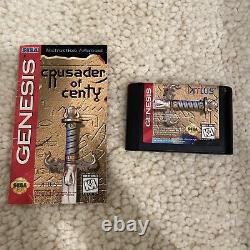 Crusader of Centy (Genesis) Cart And manual 100% Original Excellent Condition