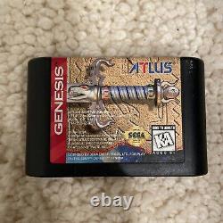 Crusader of Centy (Genesis) Cart And manual 100% Original Excellent Condition