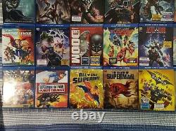 DC Universe Animated Original Movies Blu Ray Collection Excellent Condition