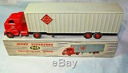 Dinky 948 Tractor Trailer McLean, Very Good Condition in Excellent Original Box