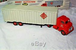 Dinky 948 Tractor Trailer McLean, Very Good Condition in Excellent Original Box