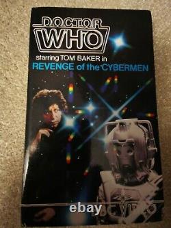 Doctor Who Revenge of the Cybermen VHS Original pre-Cert Excellent Condition