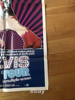 ELVIS ON TOUR Original 1972 One Sheet Movie Poster ELVIS PRESLEY excellent shape