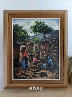 Ernst louizor Framed Painting Signed Excellent Condition