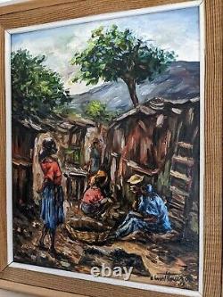 Ernst louizor Framed Painting Signed Excellent Condition