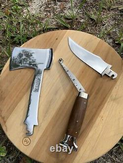 Excellent Condition CASE XX 1935 Patent Walnut Handle Knife/Hatchet combination