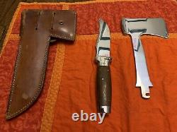 Excellent Condition CASE XX 1935 Patent Walnut Handle Knife/Hatchet combination