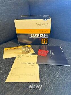 Excellent Condition Yashica Mat 124G in Original Box, New Focus Screen