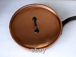 Falk Belgium Made Culinary Copper Skillet Pan 10 Excellent Condition