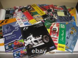 Formula 1 FIA original race event programs 17 Total Excellent condition