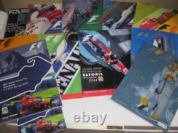 Formula 1 FIA original race event programs 17 Total Excellent condition