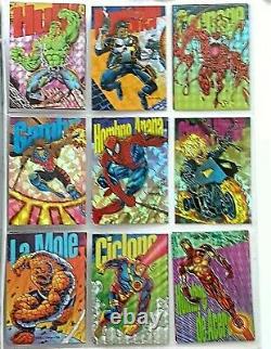 Full Marvel Pepsi Cards 1994-95, Promo Holograms Included, Excellent Condition