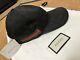 Gucci Original Gg Canvas Baseball Hat With Web Black Excellent Condition