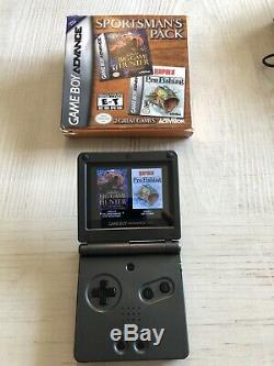 Gameboy Sp AGS 101 Graphite With Box 8 Games Original Owner! Excellent Condition