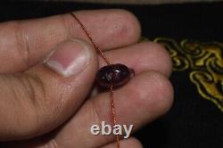 Genuine Ancient Roman Garnet Bead Amulet in excellent Condition
