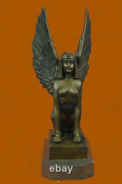Hand Made French Cast Bronze Egyptian Sphinx in Excellent Original Condition NR