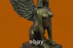 Hand Made French Cast Bronze Egyptian Sphinx in Excellent Original Condition NR