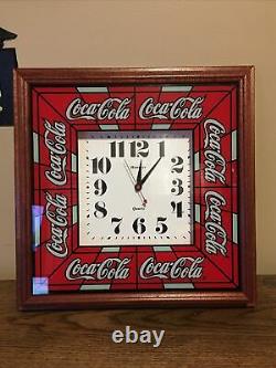 Hanover Coca-Cola Wall Clock Excellent Condition- 14x14