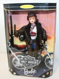 Harley Davidson Barbie & Ken dolls Set of 7 NRFB Mattel Excellent condition