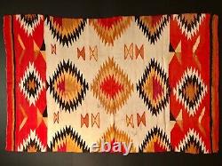 Historic Navajo Handspun Wearing Blanket, Excellent Original Unrestored Condition