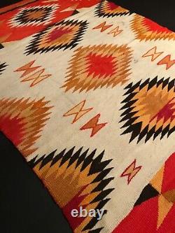 Historic Navajo Handspun Wearing Blanket, Excellent Original Unrestored Condition