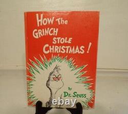 How The Grinch Stole Christmas HC VTG 1957 1st edition excellent condition Suess