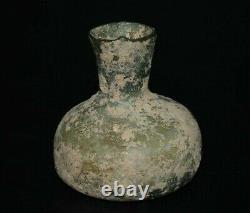 Intact Ancient Roman Glass Bottle Circa 3rd Century AD in Excellent Condition
