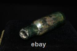 Intact Ancient Roman Glass Bottle Vial Ca. 2nd Century AD in excellent Condition