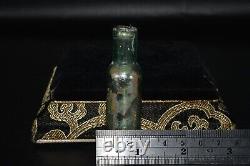 Intact Ancient Roman Glass Bottle Vial Ca. 2nd Century AD in excellent Condition