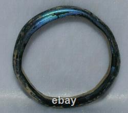 Intact Ancient Roman Glass Bracelet with Amazing Patina in Excellent Condition