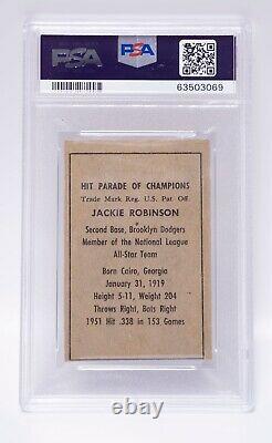 Jackie Robinson 1952 Berk Ross Psa 4 Excellent (mc) Great Shape Goat