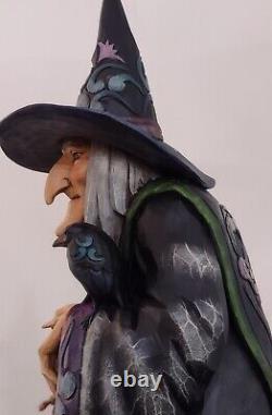 Jim Shore Halloween 23 Old Witch With Cane #4014287 WithBox Excellent Condition