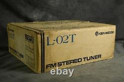 Kenwood L-02T FM Stereo Tuner in Excellent Condition with Original Box