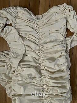 Khaite Lana Viscose Dress -ivory -XS/S. Excellent Condition-original $2800