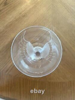 Lalique Angel Flutes 8 Crystal Glass Wings Excellent Condition Signed